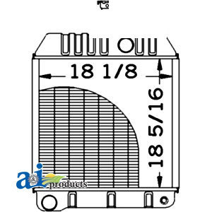 A-534229M95 RADIATOR (4-11/16