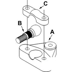 A-535861R1 STAY ROD SOCKET          