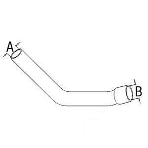 A-548216R1 RADIATOR HOSE TOP        