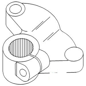 A-578406M91 CENTER STEERING ARM      