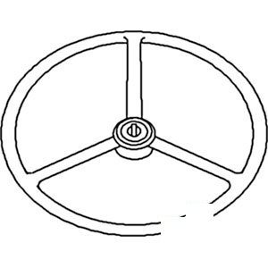 A-60070D STEERING WHEEL           