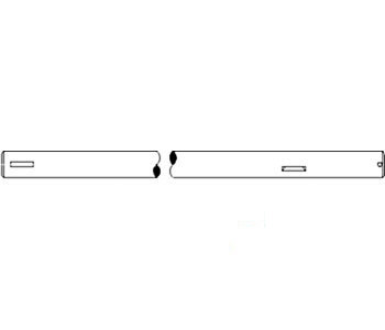 A-650079D BRAKE PEDAL SHAFT        