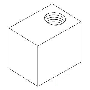 A-65300C1 DRAWBAR STOP BLOCK       