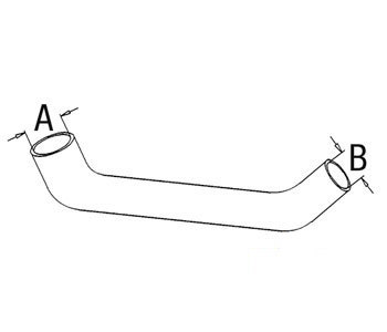 A-400943R1 RADIATOR HOSE BOTTOM     