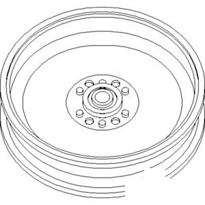 A-663887R91 PULLEY ASSY              