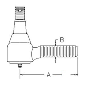 A-66711-56540 TIE ROD END              