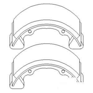 A-66905-22390 BRAKE SHOE SET           