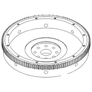 A-672215C91 FLYWHEEL W/ RING GEAR    