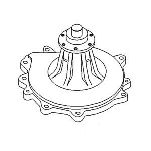 A-673623C92 WATER PUMP               
