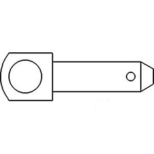 A-6C040-65610 PIN DRAWBAR              