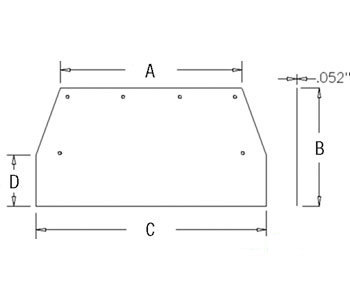 A-700711831 CURTAIN SAFETY FRT CNT   