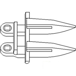 A-700716292 GUARD FORGED 2 PRONG HT  
