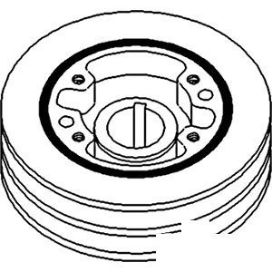 A-701036C93 PULLEY CRANK. DAMPENER   