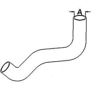 A-72100734 RADIATOR HOSE LOWER