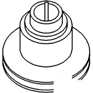 A-734627M1 PULLEY CRANKSHAFT        