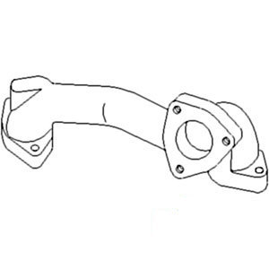 A-734921M1 MANIFOLD EXHAUST         