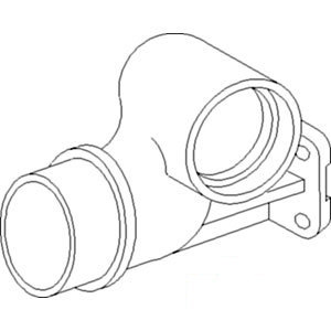 A-740695M1 ADAPTER EXHAUST OUTLET   