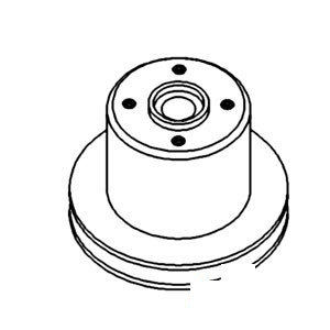 A-746727M1 PULLEY WATER PUMP        