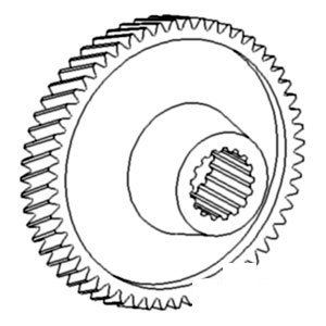 A-B9NN7A381B TRANS. GEAR 2ND          