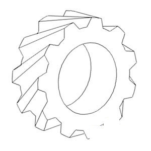 A-7RA6255 GEAR DISTRIBUTOR DRIVE   