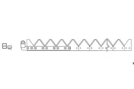 A-801-221 '15'' CHRM TOP SER BOLT'