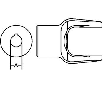 A-BP212068851 IMP.YOKE ROUND BORE      