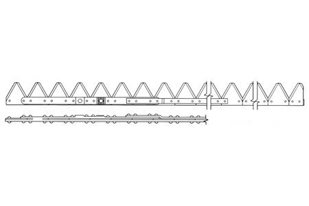 A-801-085 '14'' CHRM UNDERSERATD BOLT'