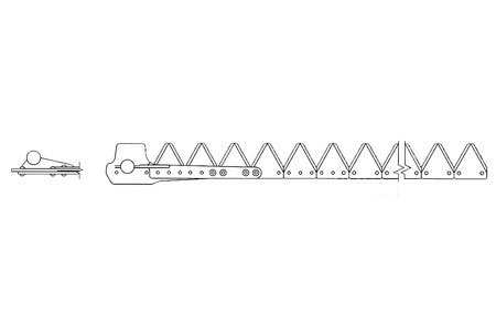 A-800-207 '8'' BLK UNDERSERTED RIVET'