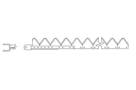 A-801-544 '20'' CHRM TOP SER BOLT'