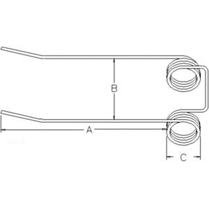 A-814800C1 SPRING HARROW TOOTH      
