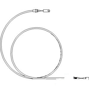 A-81870807 CABLE; FOOT THROTTLE     