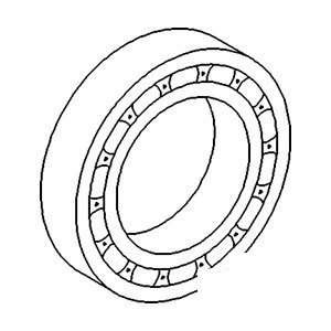 A-81T4625MA2 BEARING ROLLER; CYL      