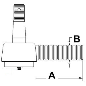 A-825695M91 TIE ROD                  