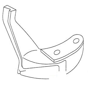 A-825774M2 OIL TROUGH ASSY LH       