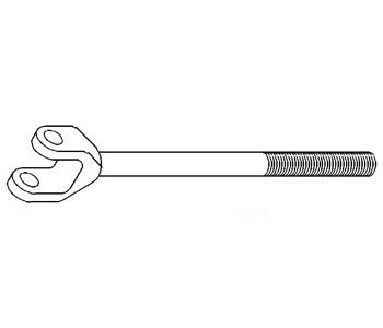 A-1863057M91 YOKE HITCH ARM           