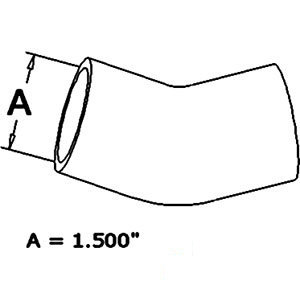 A-827496M1 UPPER RADIATOR HOSE      
