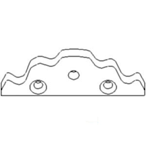 A-830443 SHIFT DETENT PL W/RIVETS 