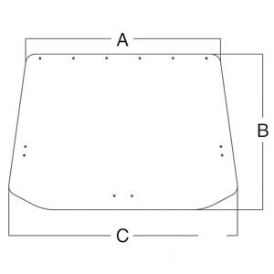 A-83904570 REAR WINDOW UPPER        