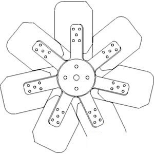 A-83986039 FAN 7 BLADE              