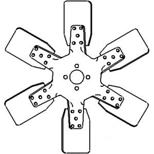 A-84355C1 FAN 6 BLADE              