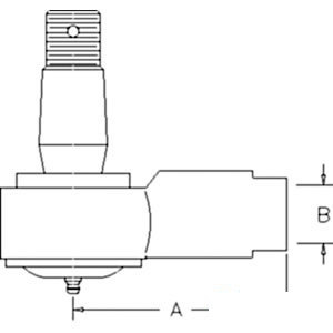 A-84814042 CYLINDER END; STEERING   