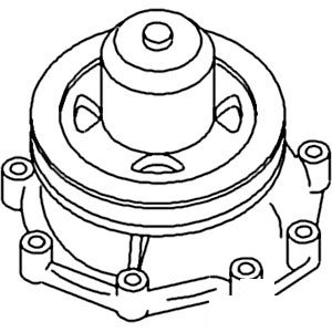 A-DHPN8A513B WATER PUMP               