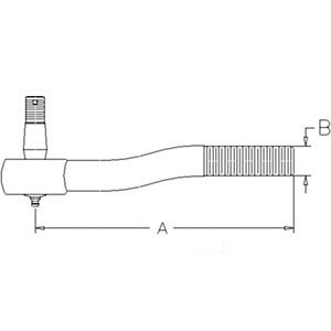 A-86507390 TIE ROD (LH THREADED)    