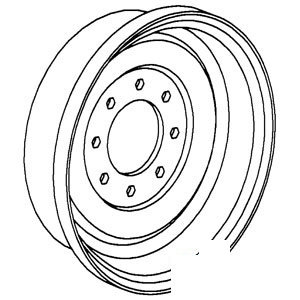 A-86533415 BRAKE DRUM               