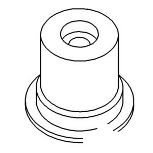 Ford / New Holland BACKHOE SEAL-BRAKE-ROD--- 