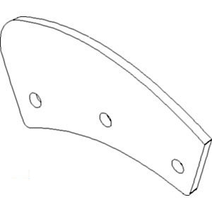 A-86584737 WEAR LUG LH; SET OF 2    