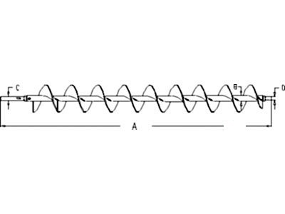 A-87011549 AUGER; BOTTOM GRAIN ELEV.
