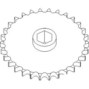 A-87024802 SPROCKET DRIVING         