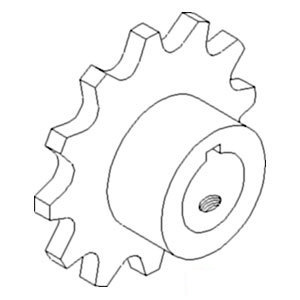 A-87035837 SPROCKET REEL DRIVE      