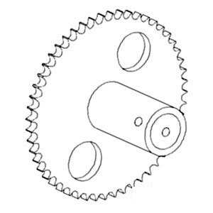 A-87036543 SPROCKET REEL DRIVE      